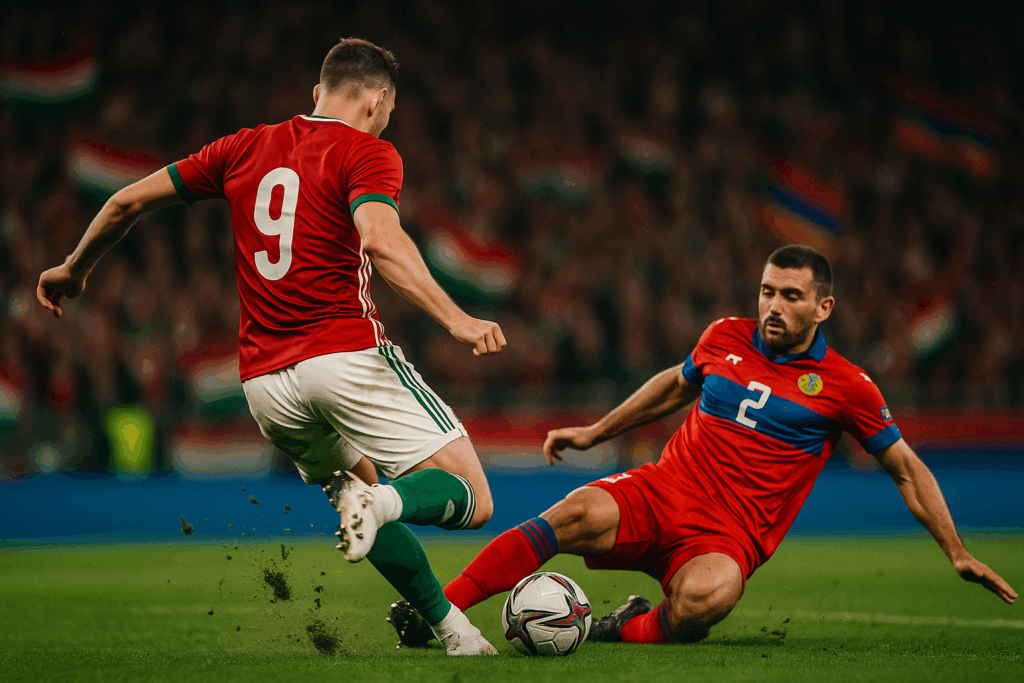 magyar válogatott vs örmény válogatott