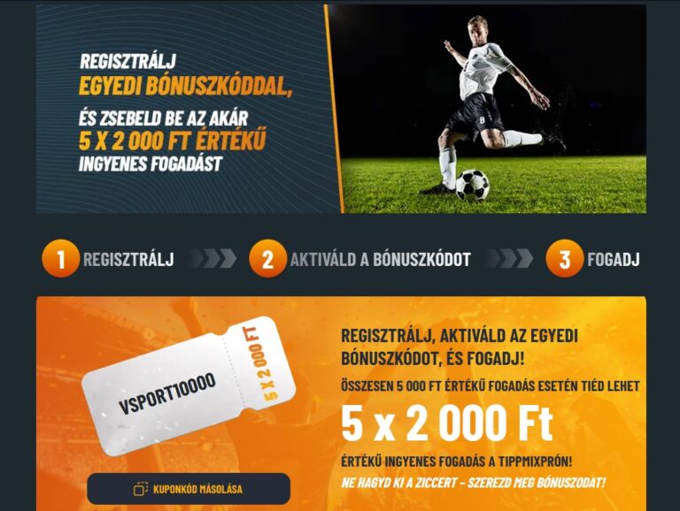tippmixpro bónusz vsport10000