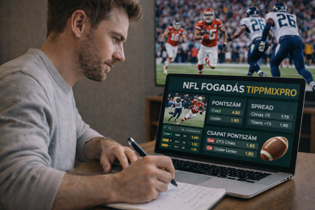 NFL fogadás Tippmixpro-n útmutató