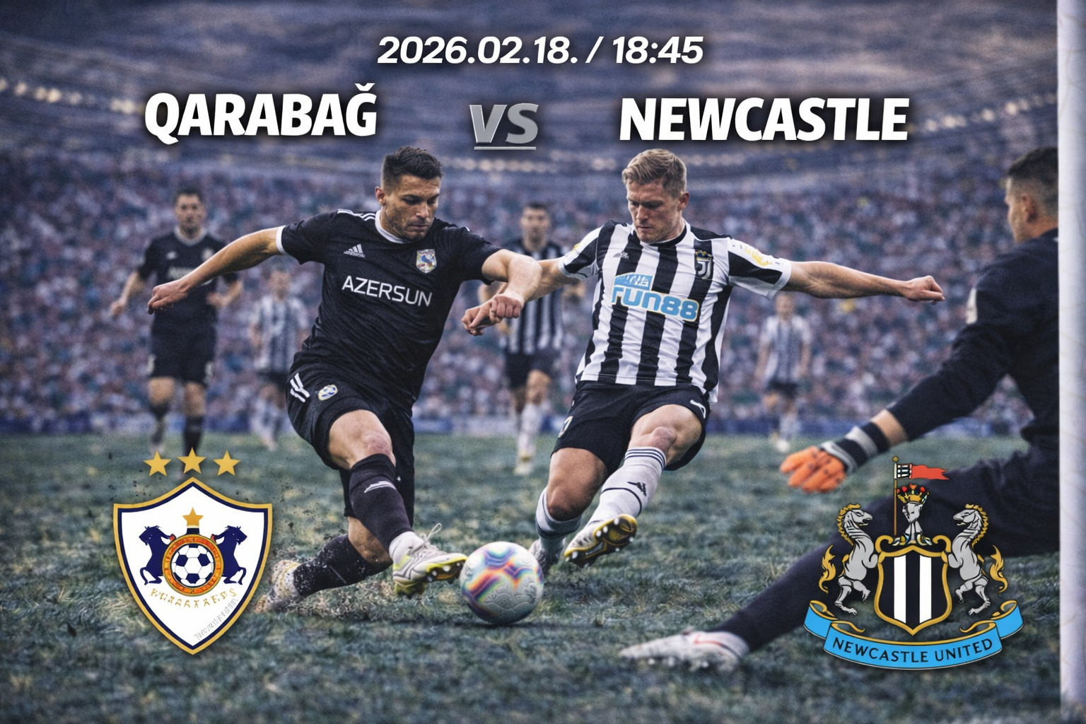 Qarabag vs Newcastle