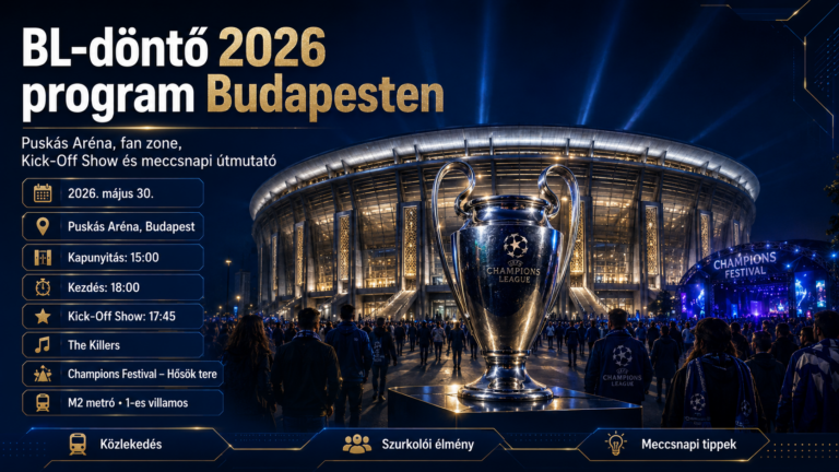 BL döntő 2026 program Budapesten: