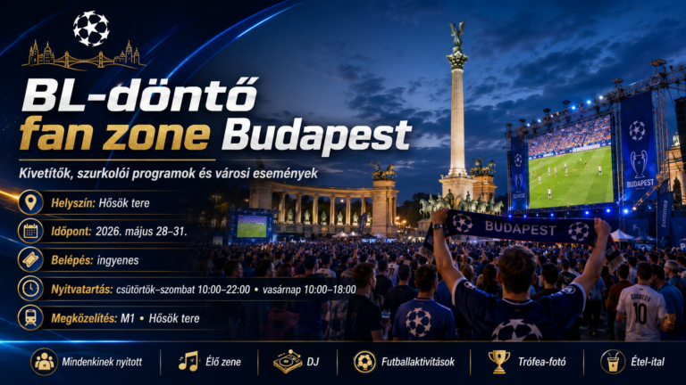BL döntő fan zone Budapest: