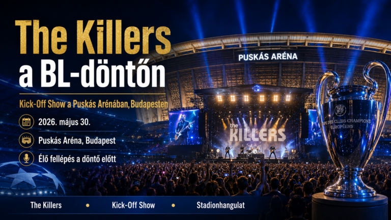 The Killers concert at Puskás Aréna