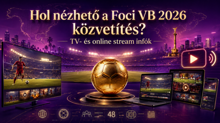 Hol nézhető a Foci VB 2026 közvetítés? TV- és online stream infók